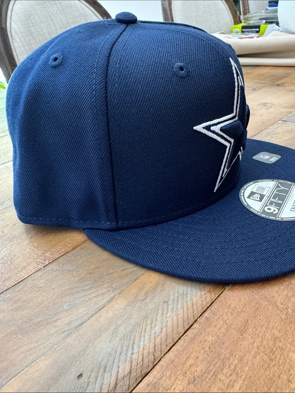 Cowboys blue white star New Era Navy and White 9FIFTY Snapback Hat new NWT